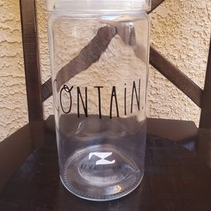 Rae Dunn Glass CONTAiN. Canister